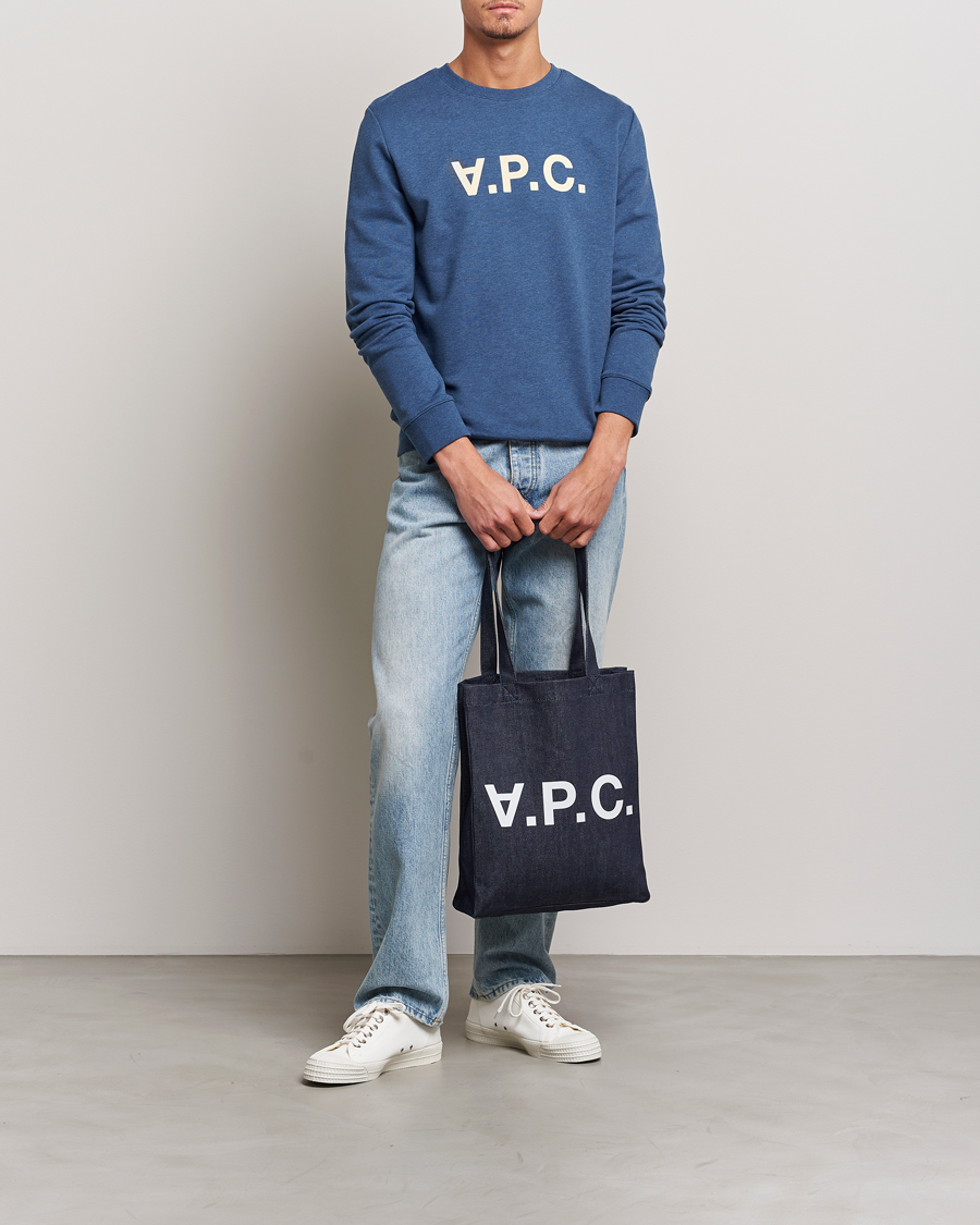 Hombres | Jerséis y prendas de punto | A.P.C. | VPC Sweatshirt Indigo