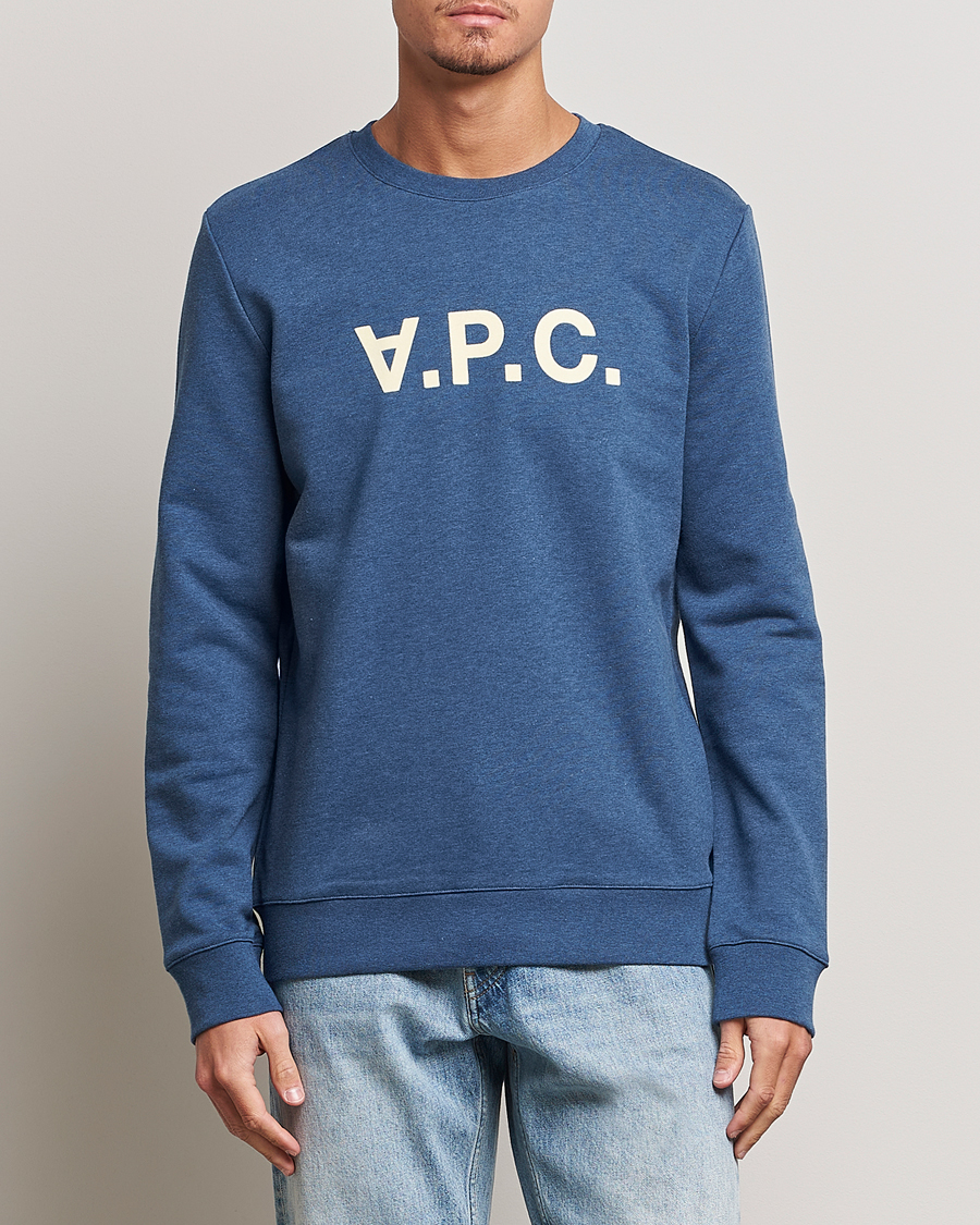Hombres | Jerséis y prendas de punto | A.P.C. | VPC Sweatshirt Indigo