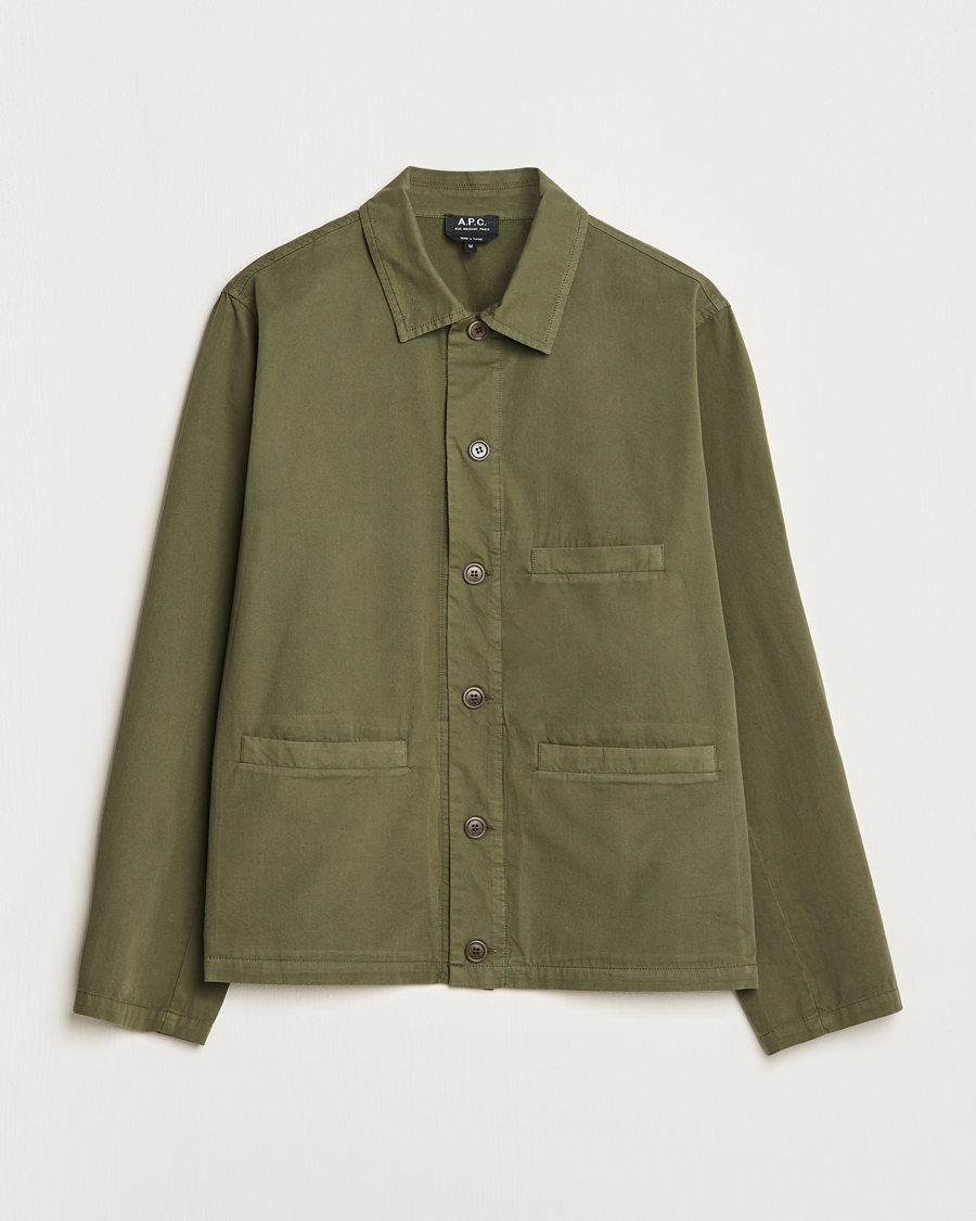 Hombres | Abrigos y chaquetas | A.P.C. | Vianney Shirt Jacket Olive