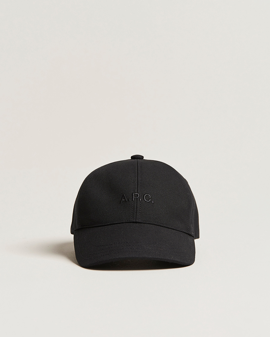 Hombres | A.P.C. Charlie Baseball Cap Black | A.P.C. | Charlie Baseball Cap Black
