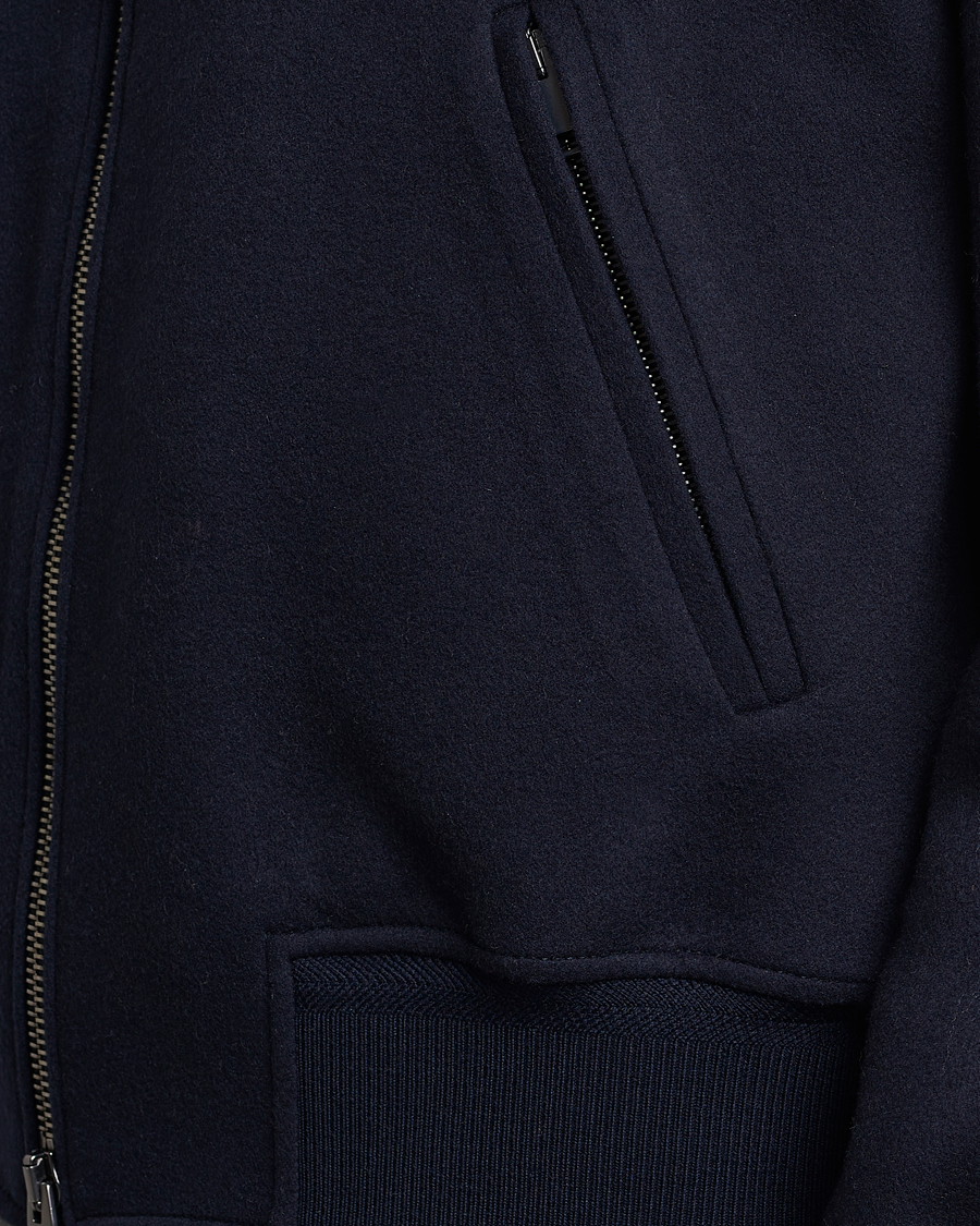 Hombres | Abrigos y chaquetas | Brioni | Cashmere Blend Bomber Jacket Navy