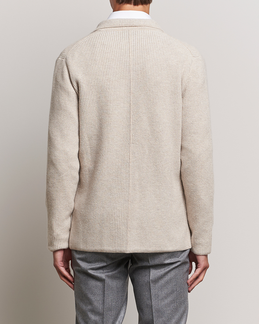 Hombres | Jerséis y prendas de punto | Brioni | Cashmere Jacquard Cardigan Beige