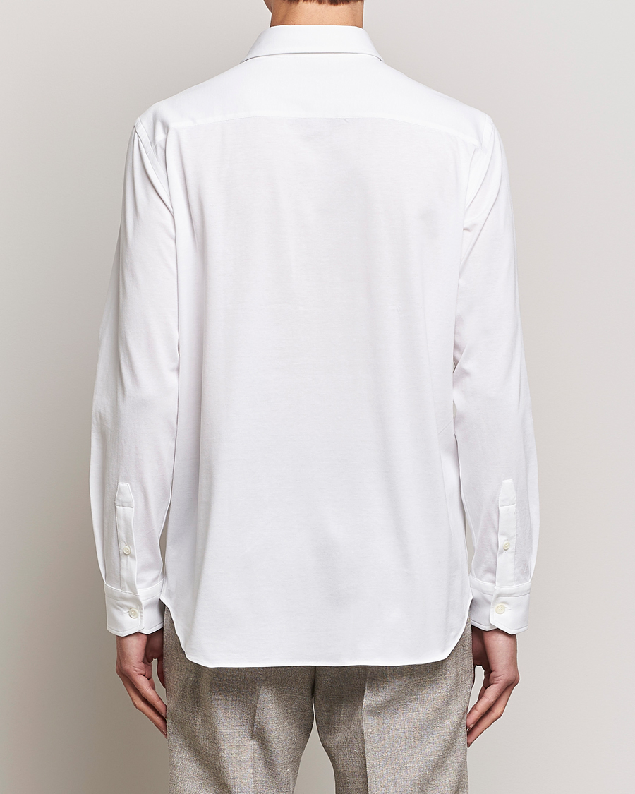 Hombres | Camisas | Brioni | Soft Cotton Jersey Shirt White