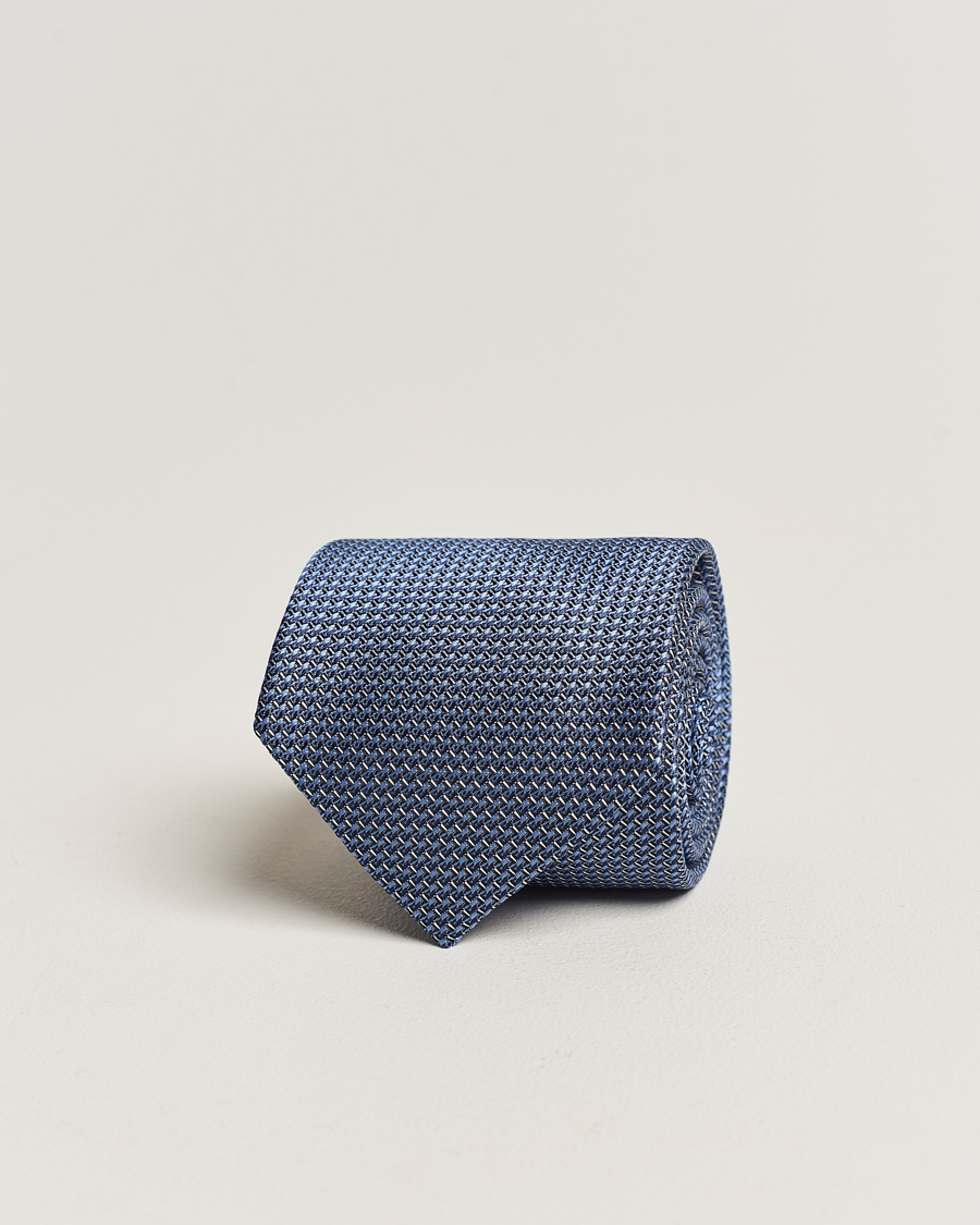 Hombres | Brioni Jacquard Silk Tie Light Blue | Brioni | Jacquard Silk Tie Light Blue