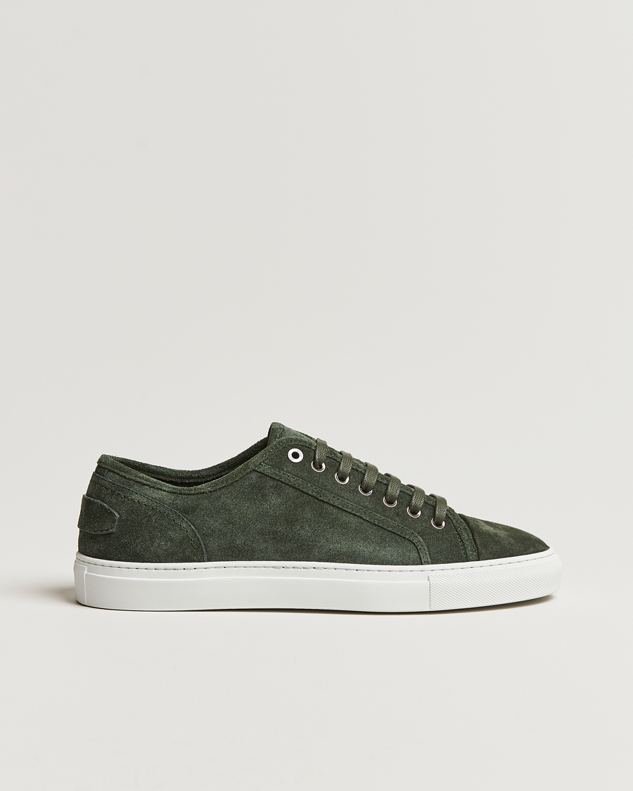 Hombres | Brioni Casetta Suede Sneakers Green | Brioni | Casetta Suede Sneakers Green
