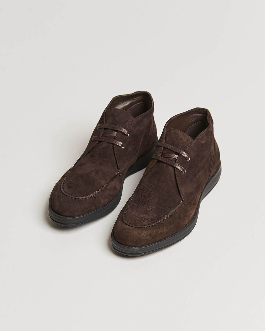 Hombres | Zapatos | Brioni | Desert Boot Dark Brown Nubuck