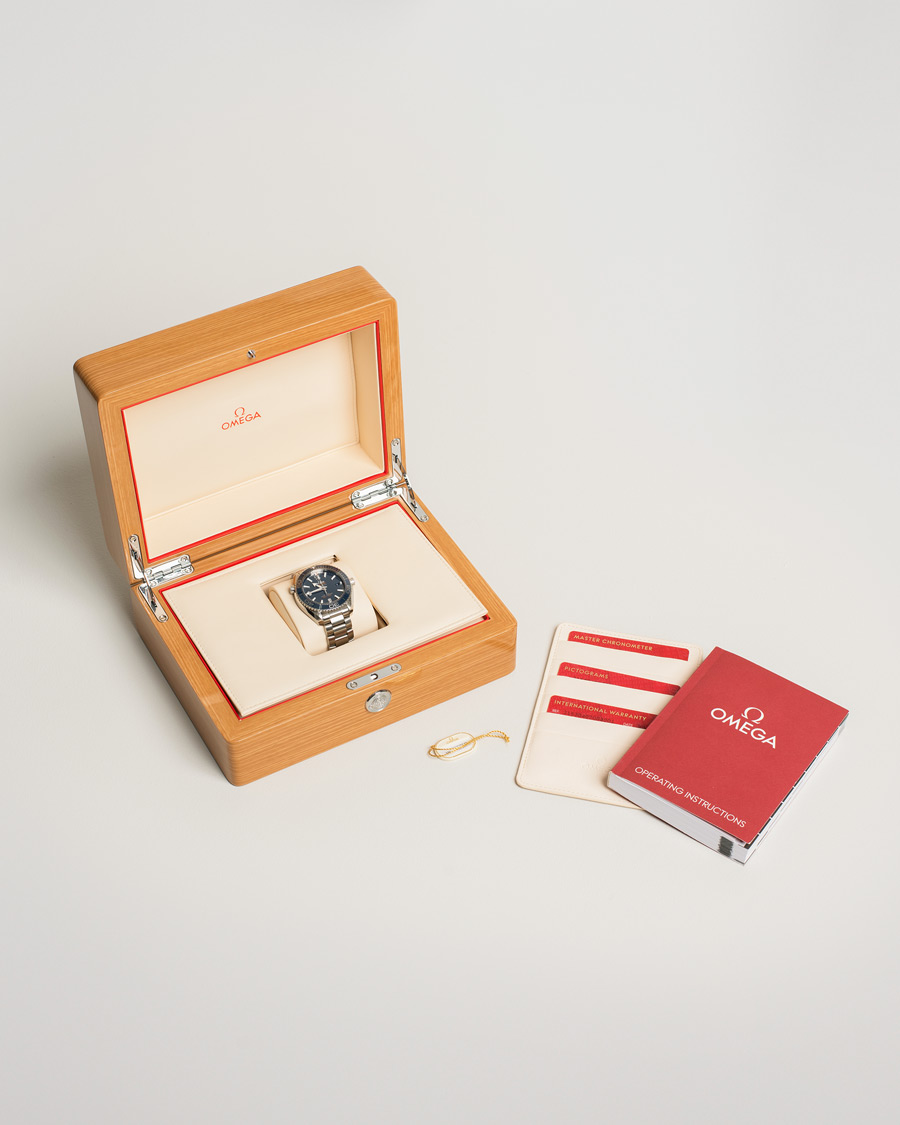 Hombres | Omega Pre-Owned Seamaster Planet Ocean Steel Blue | Omega Pre-Owned | Seamaster Planet Ocean Steel Blue