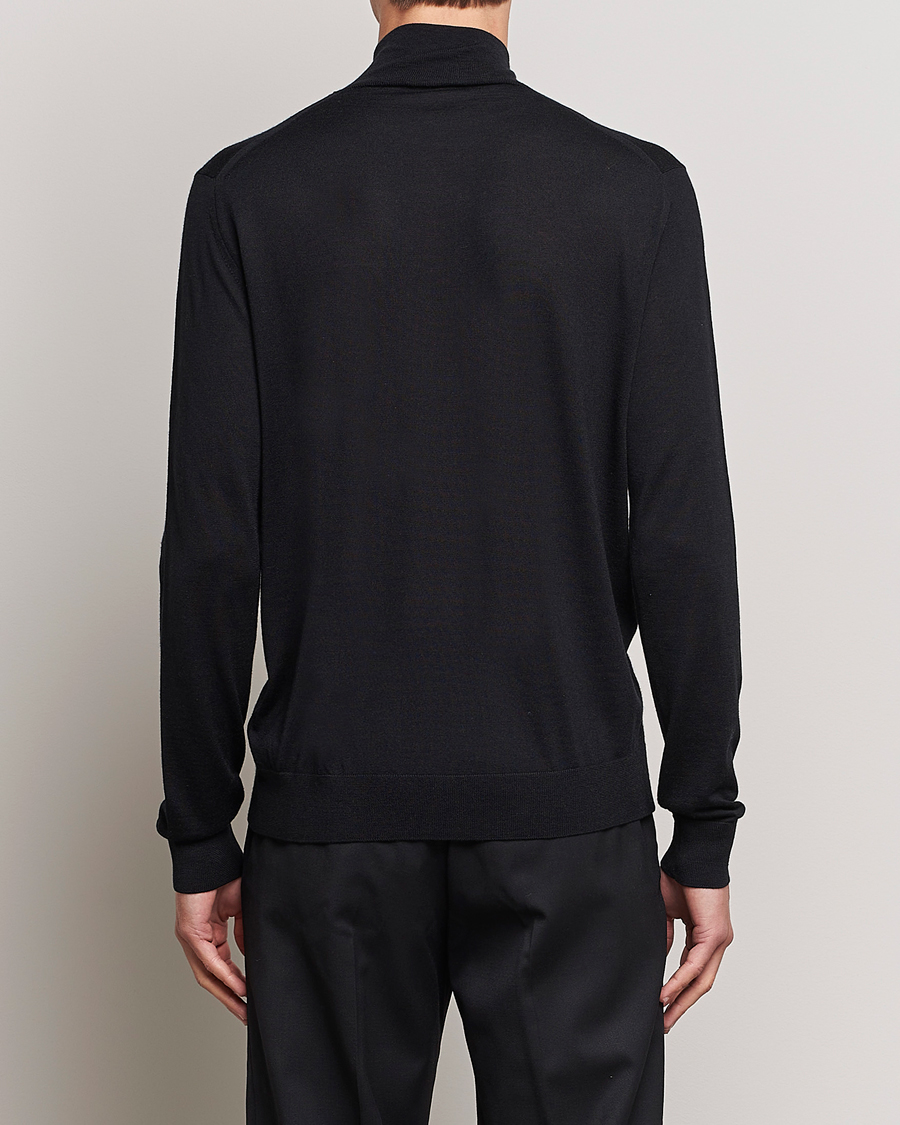Hombres | Jerséis y prendas de punto | Lanvin | Wool/Silk Rollneck Black