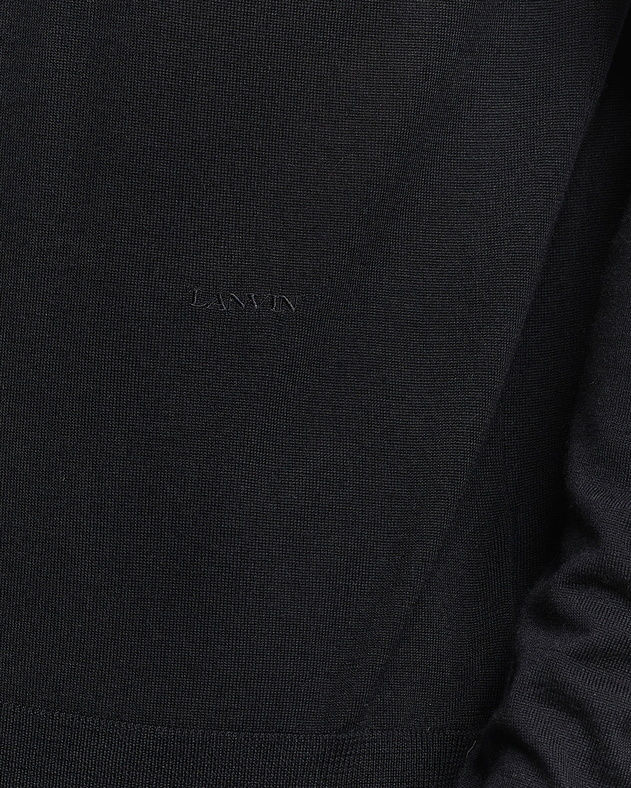 Hombres | Jerséis y prendas de punto | Lanvin | Wool/Silk Rollneck Black