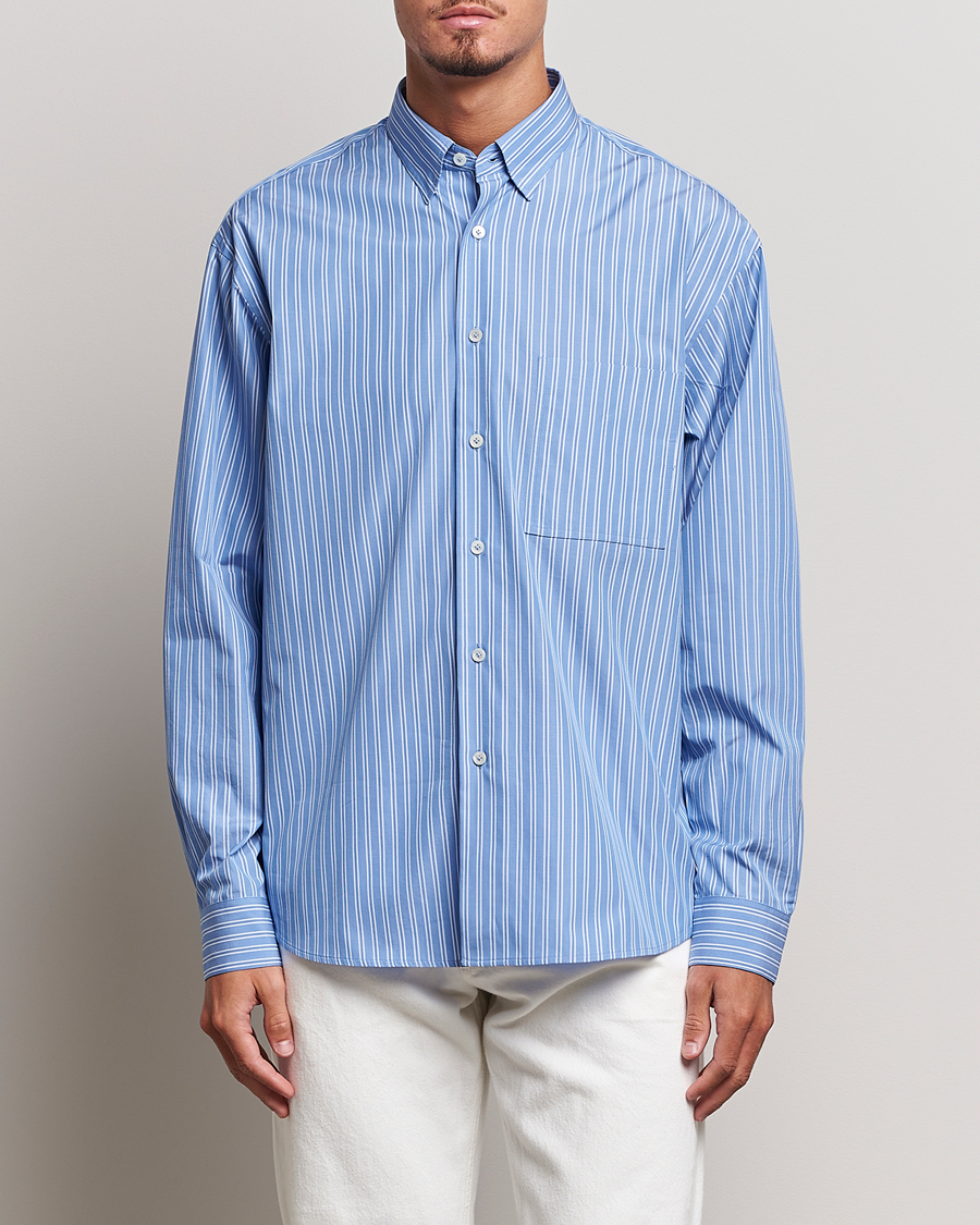 Hombres | Camisas | Lanvin | Oversize Casual Shirt Blue/White