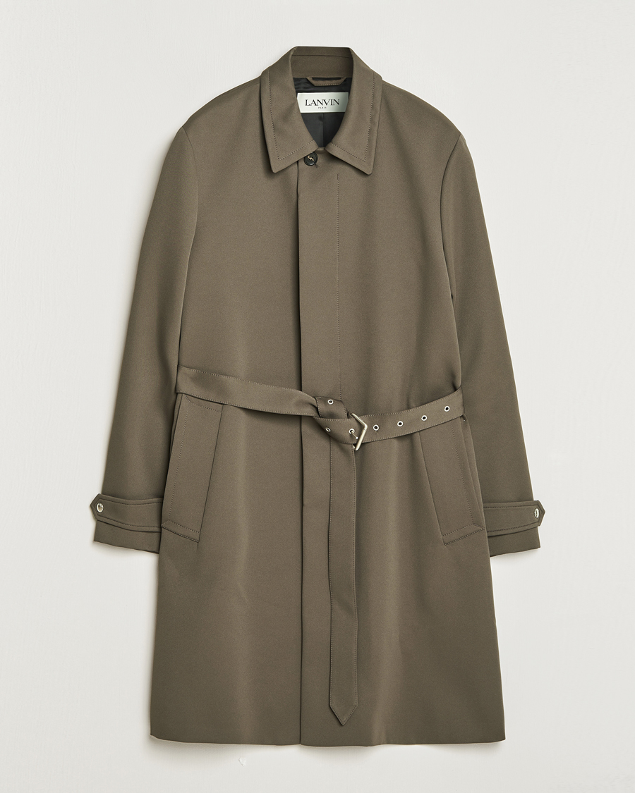 Hombres | Abrigos y chaquetas | Lanvin | Tailored Rain Coat Shark Grey