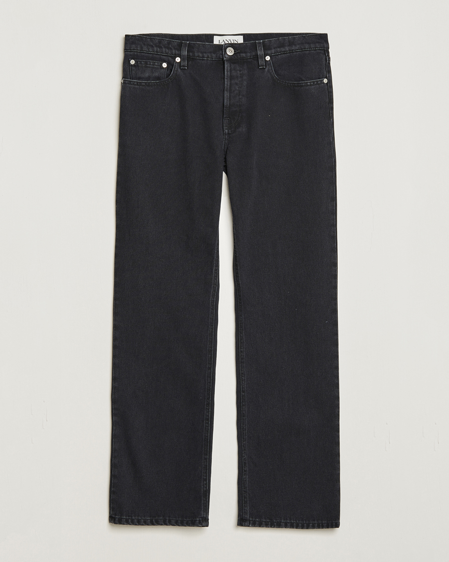 Hombres | Vaqueros | Lanvin | Tailored Denim Pants Black