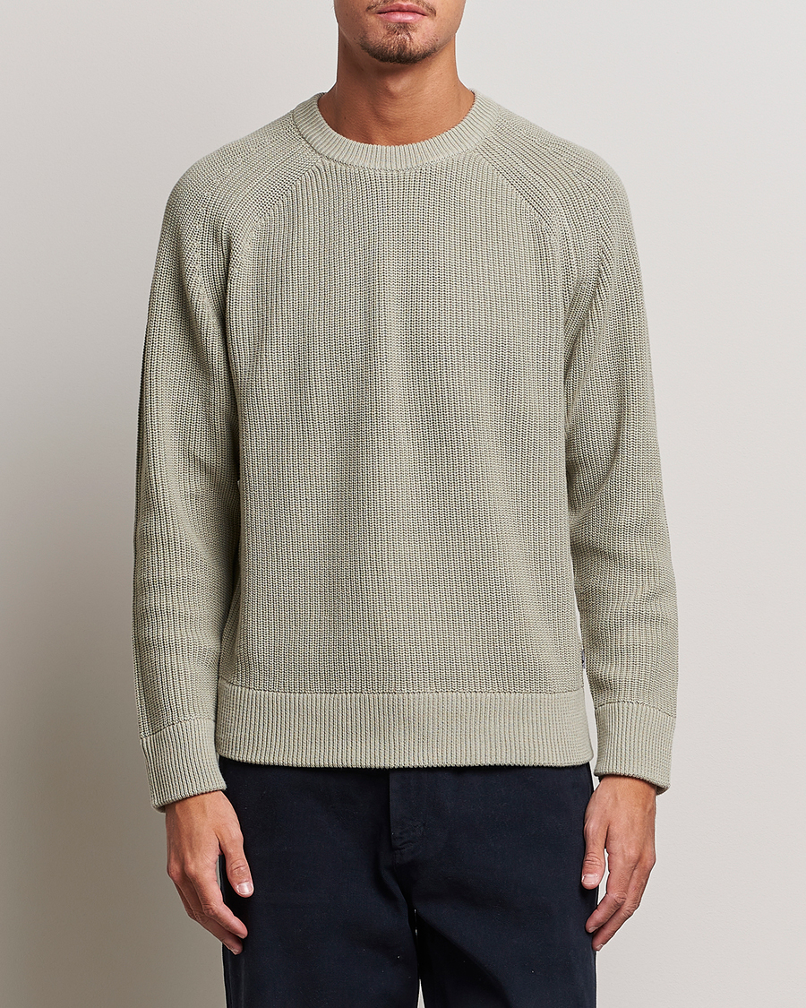 Hombres | Jerséis y prendas de punto | NN07 | Jacobo Organic Cotton Knitted Sweater London Fog
