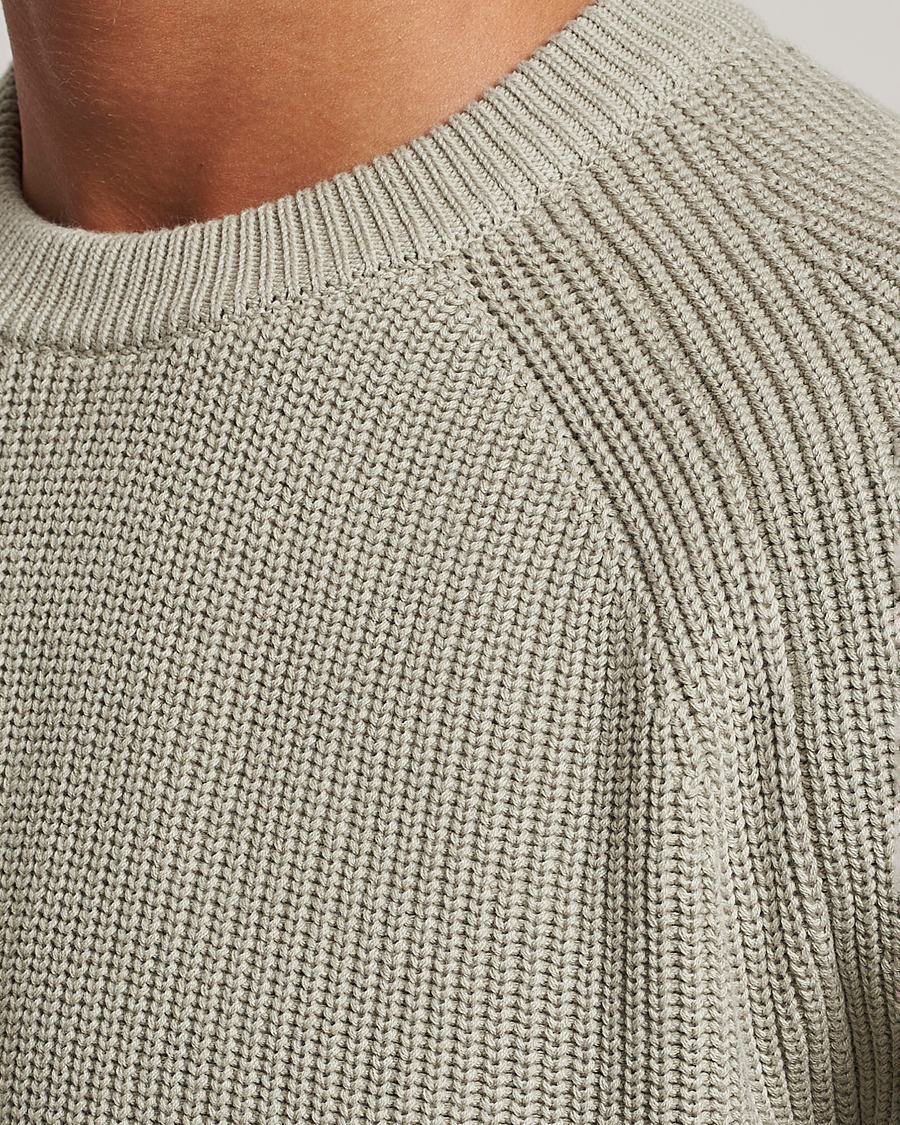 Hombres | Jerséis y prendas de punto | NN07 | Jacobo Organic Cotton Knitted Sweater London Fog