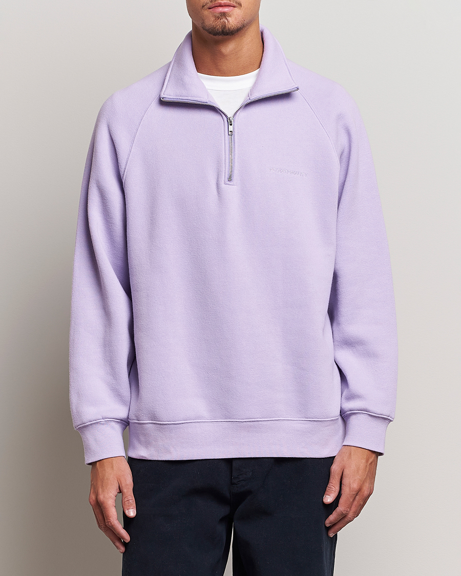 Hombres | Jerséis y prendas de punto | NN07 | Carlo Half Zip Purple Rose