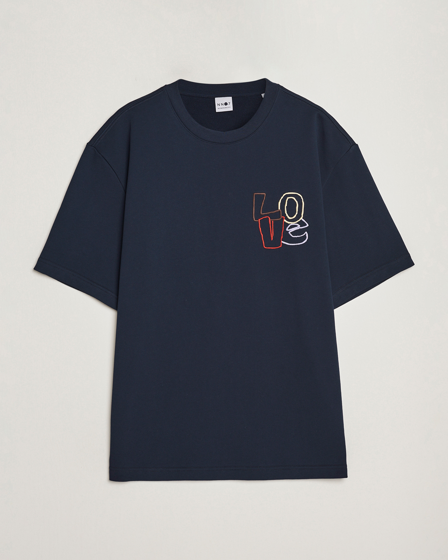Hombres | Camisetas | NN07 | Alan Heavy T-Shirt Navy
