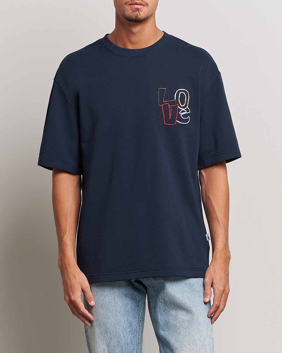 Hombres | Camisetas | NN07 | Alan Heavy T-Shirt Navy