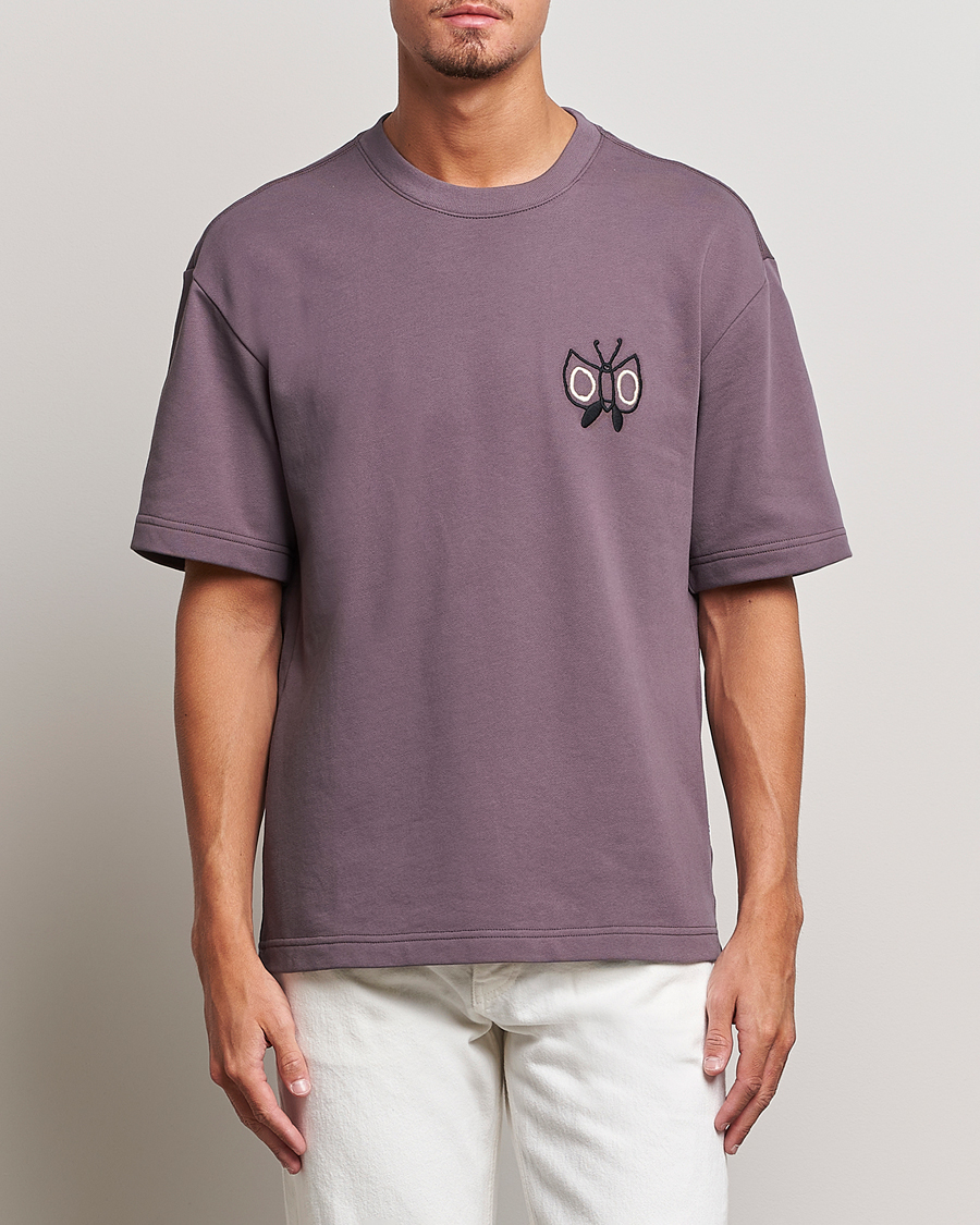 Hombres | Camisetas | NN07 | Alan Heavy T-Shirt Purple Brown
