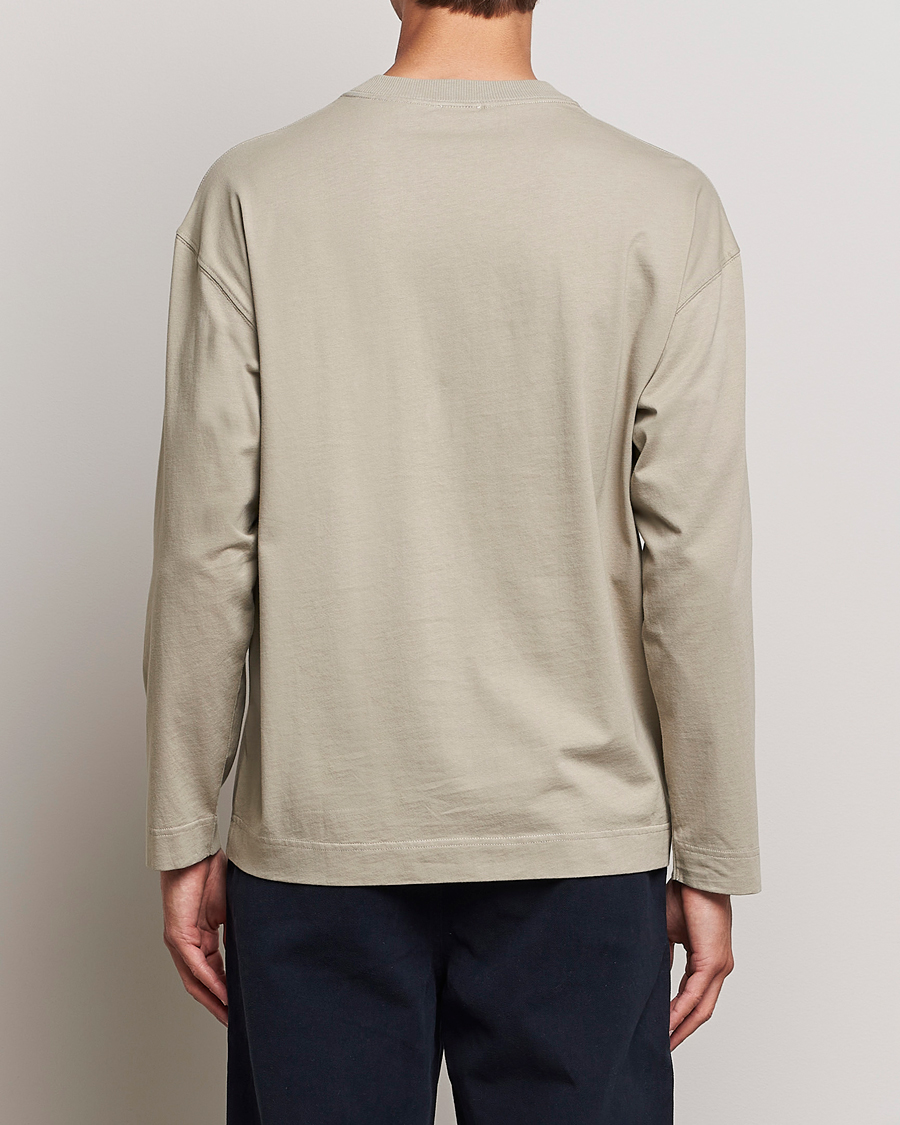 Hombres | Camisetas | NN07 | Benja Pima Cotton Long Sleeve T-Shirt London Fog