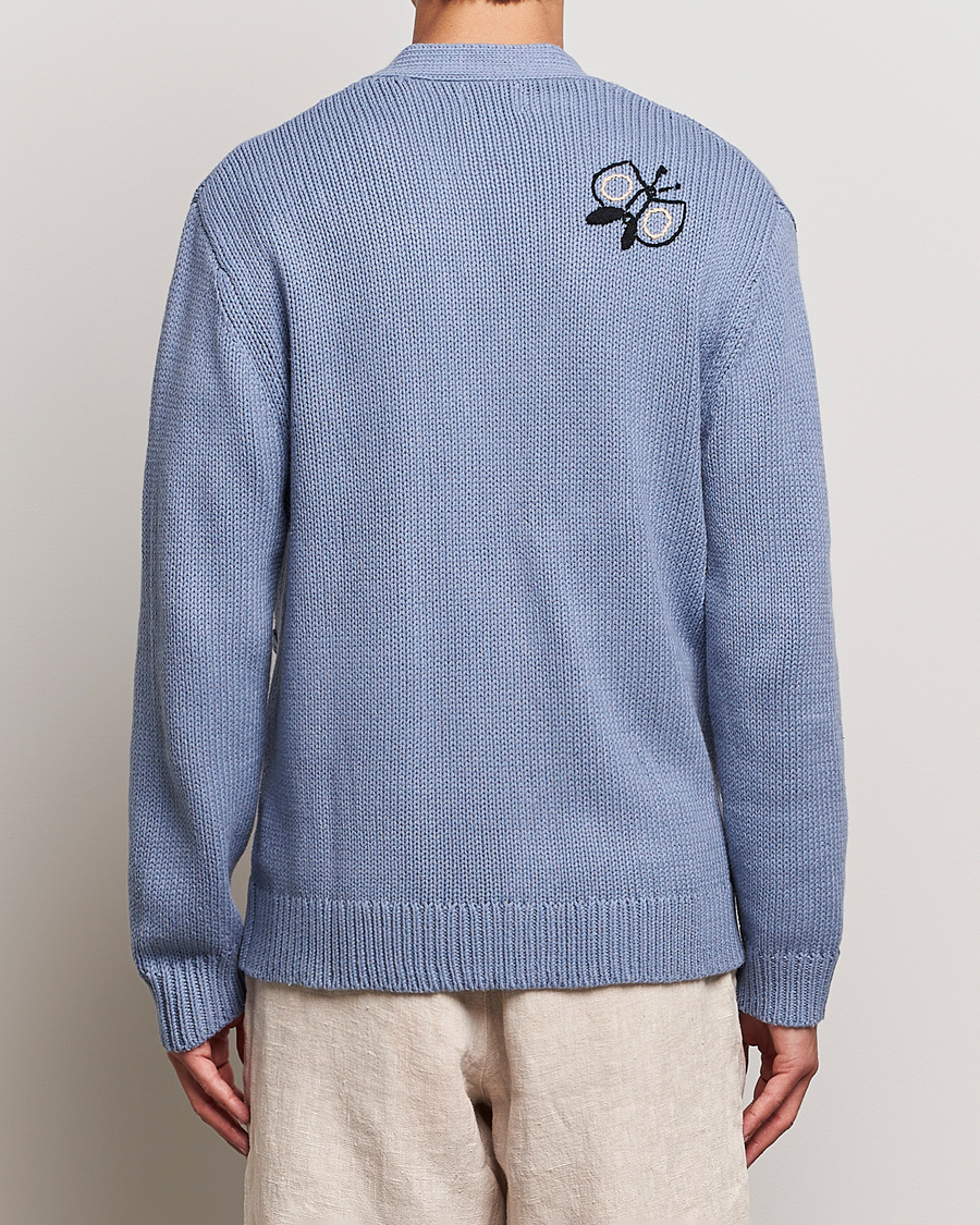 Hombres | Jerséis y prendas de punto | NN07 | Milton Knitted Cardigan Ashley Blue Mel