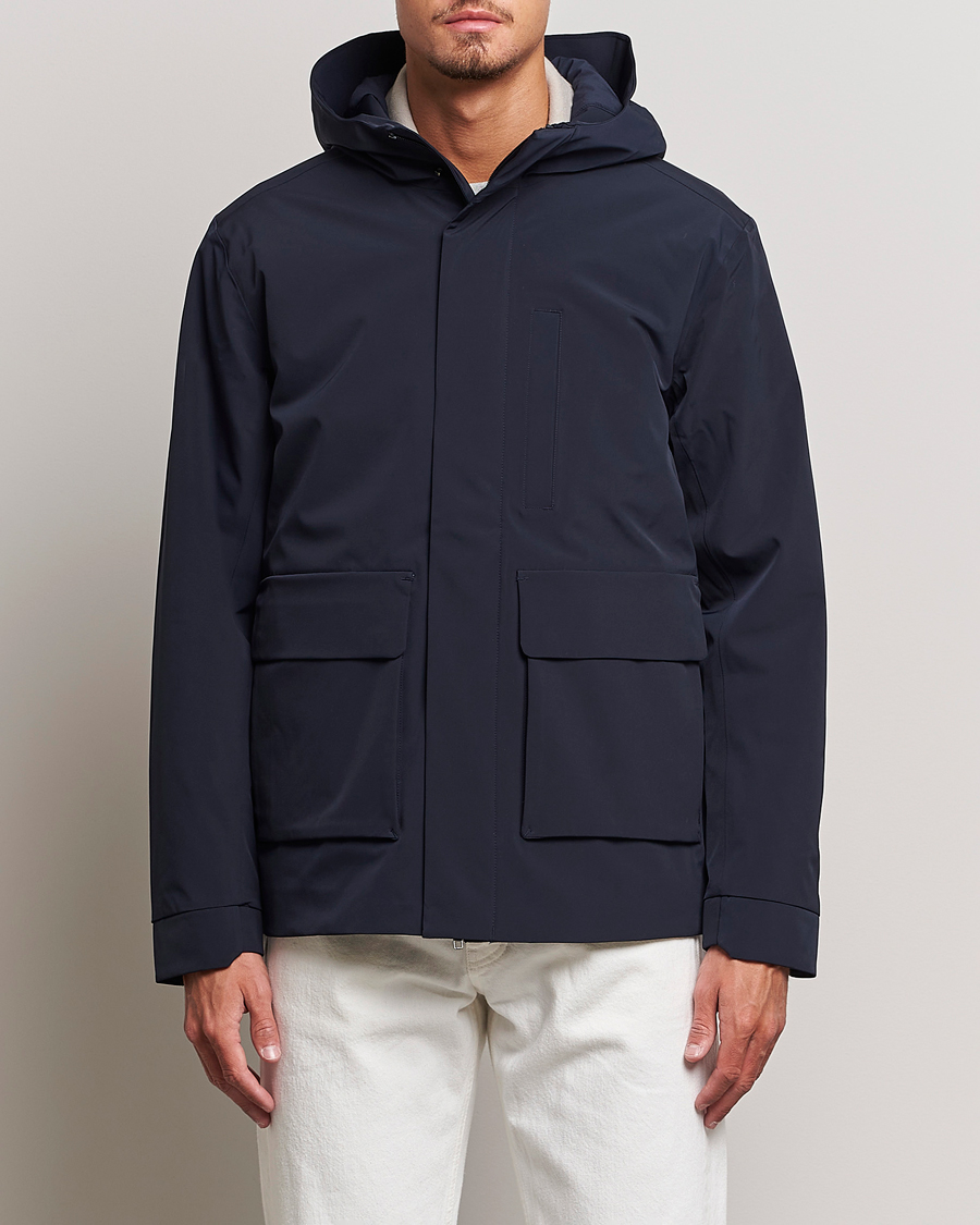 Hombres | Abrigos y chaquetas | NN07 | Greg Primaloft Hooded Jacket Navy