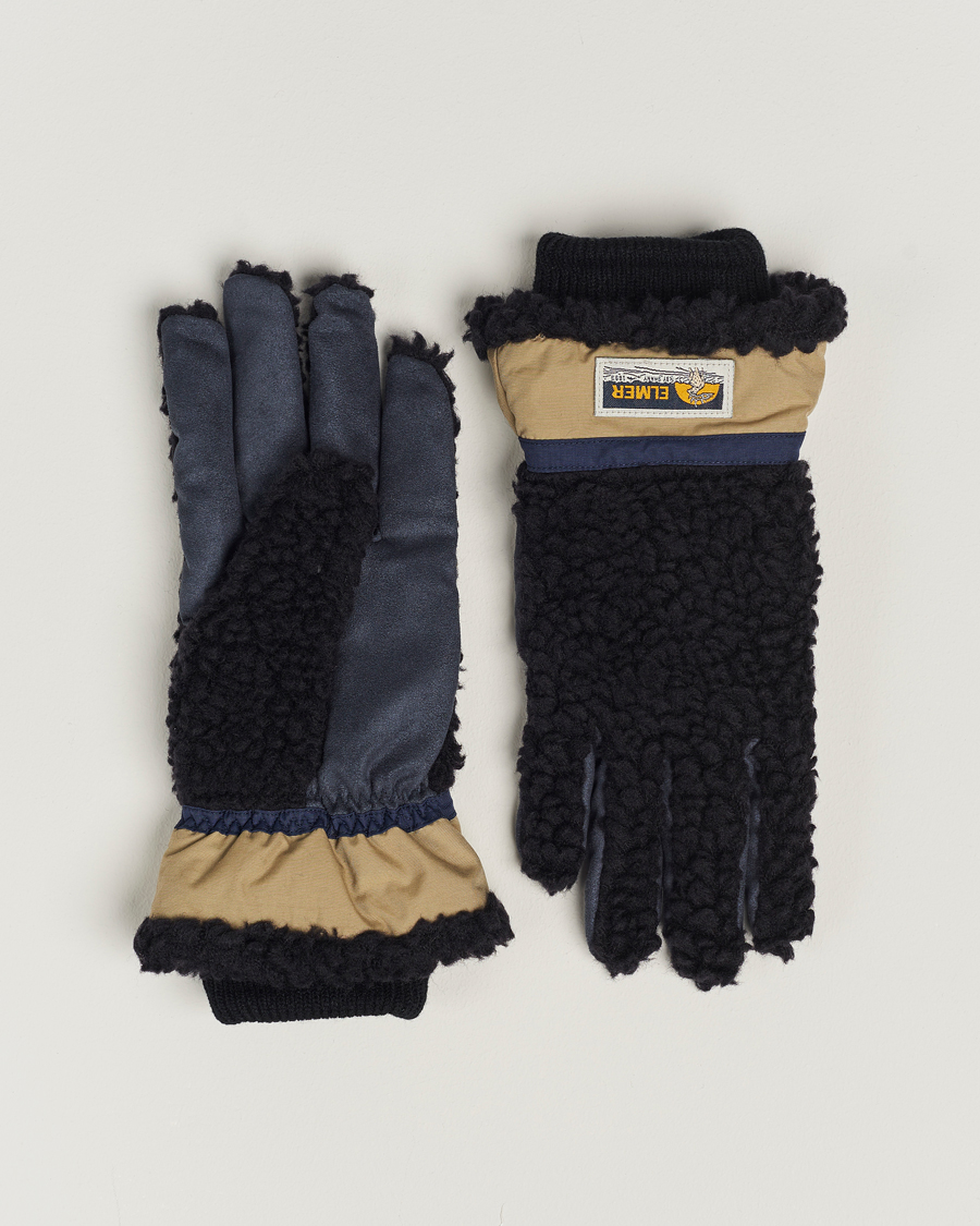 Hombres | Elmer by Swany Sota Wool Teddy Gloves Black | Elmer by Swany | Sota Wool Teddy Gloves Black