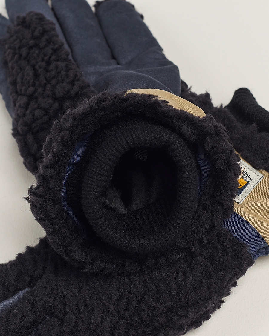 Hombres | Accesorios | Elmer by Swany | Sota Wool Teddy Gloves Black