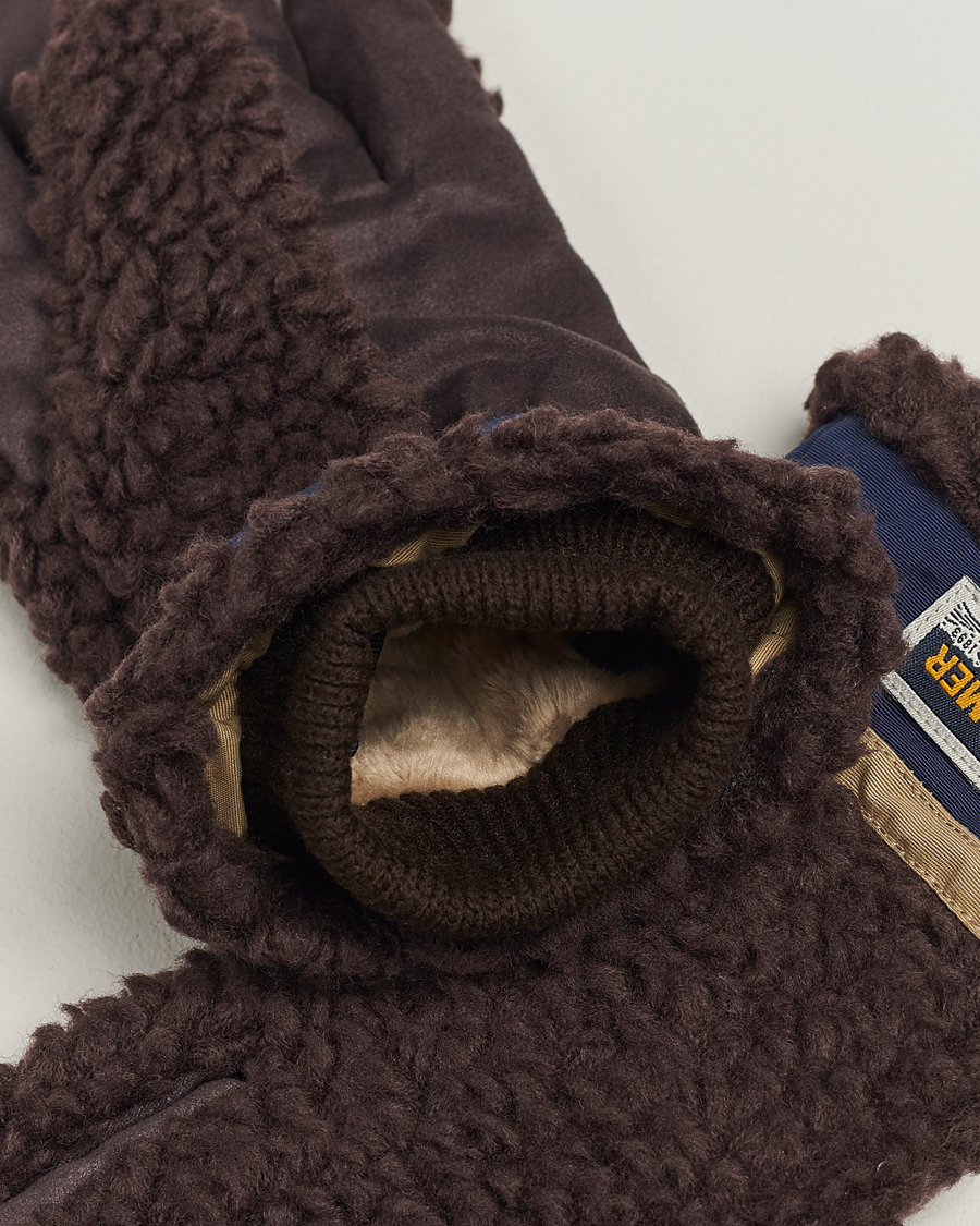 Hombres | Elmer by Swany Sota Wool Teddy Gloves Brown | Elmer by Swany | Sota Wool Teddy Gloves Brown