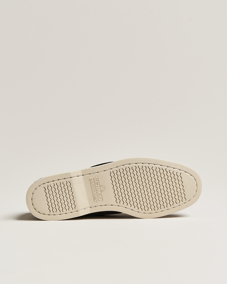 Hombres | Zapatos náuticos | Sebago | Docksides Suede Boat Shoe Black