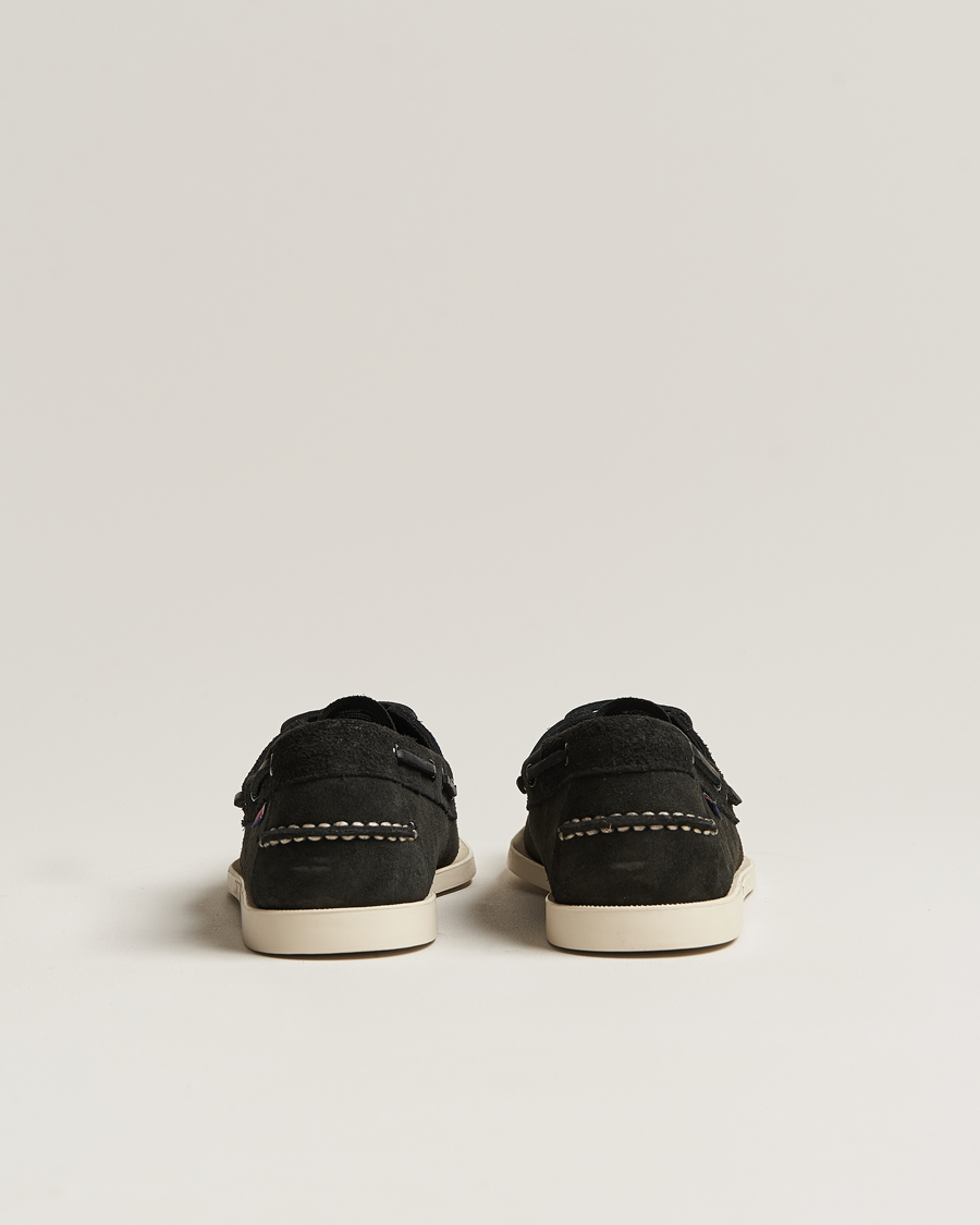 Hombres | Zapatos náuticos | Sebago | Docksides Suede Boat Shoe Black