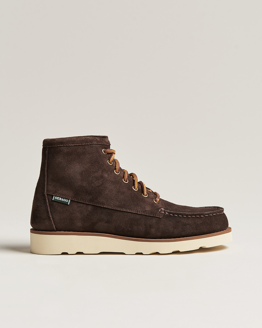 Hombres | Sebago Tala Oiled Suede Mid Boot Dark Brown | Sebago | Tala Oiled Suede Mid Boot Dark Brown