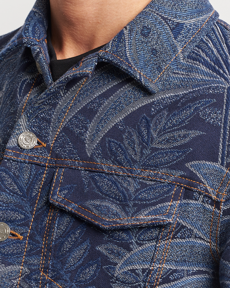 Hombres | Abrigos y chaquetas | Etro | Jacquard Denim Jacket Azzurro