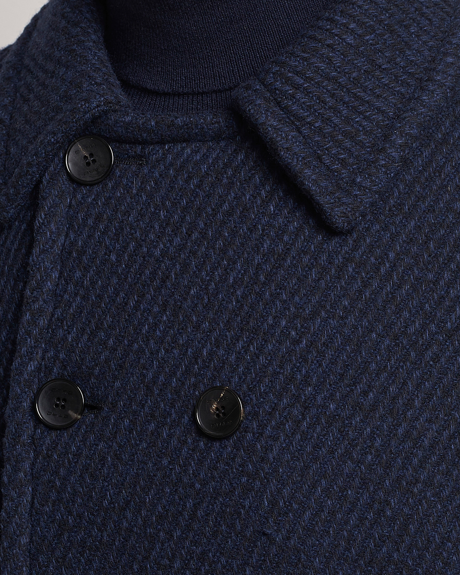 Hombres | Abrigos y chaquetas | Etro | Wool Peacoat Navy