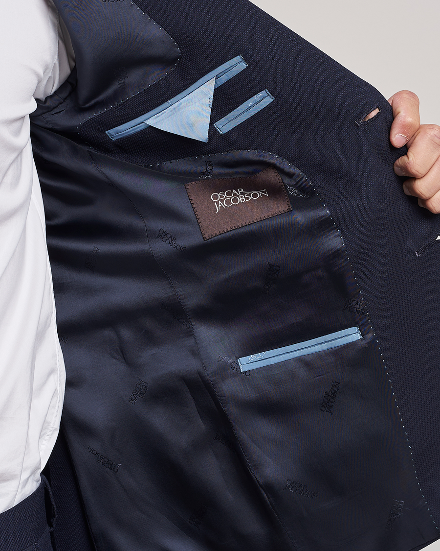 Hombres | Blazers | Oscar Jacobson | Ego Wool Blazer Blue