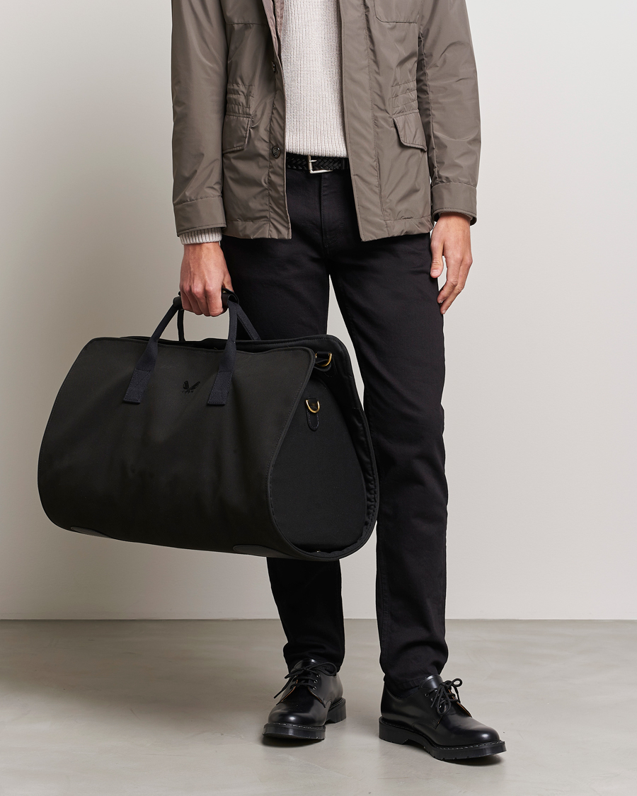 Men | Weekend Bags | Bennett Winch | Canvas Suit Carrier Holdall Black