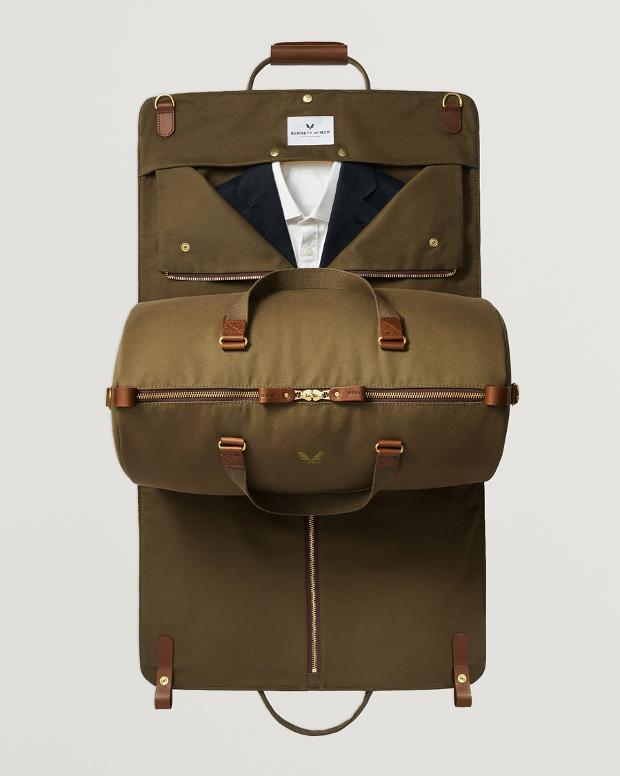 Hombres | Bolsos | Bennett Winch | Canvas Suit Carrier Holdall Olive