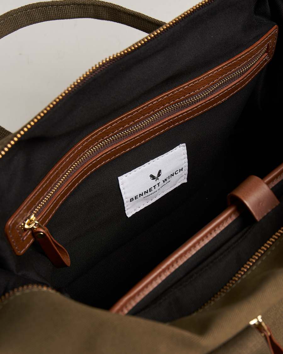 Hombres | Bolsos | Bennett Winch | Canvas Weekender Olive