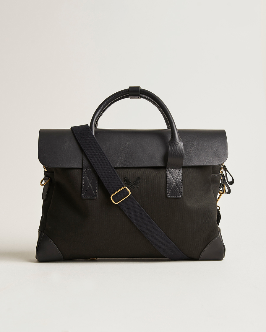 Hombres | Bolsos | Bennett Winch | Canvas Briefcase Black