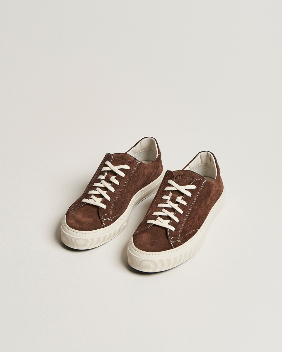 Hombres | Zapatos | Sweyd | Base Rugged Suede Sneaker Brown