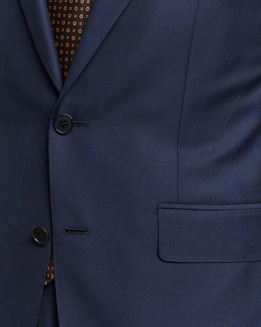 Hombres | Trajes | Canali | Super 130s Wool Capri Suit Dark Blue