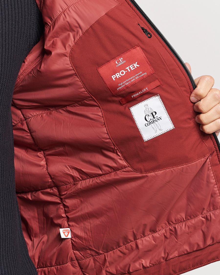 Hombres | Abrigos y chaquetas | C.P. Company | Pro-Tec Lightweight Padded Jacket Burnt Red