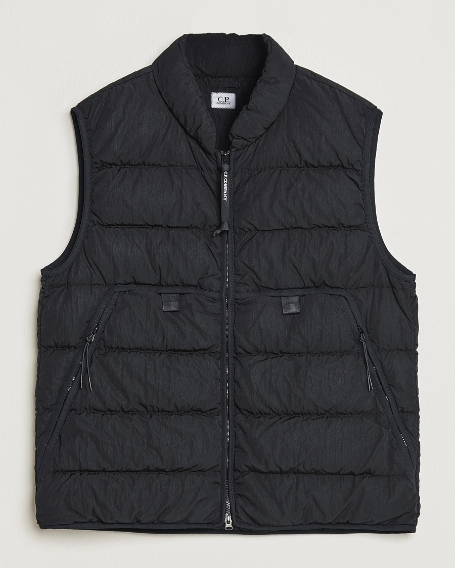 Hombres | Abrigos y chaquetas | C.P. Company | Eco-Chrome R Lightweight Down Vest Black