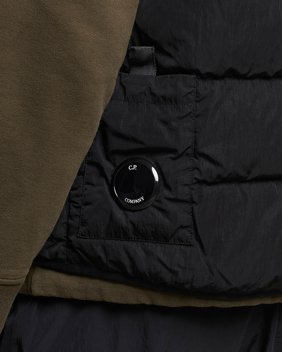 Hombres | Abrigos y chaquetas | C.P. Company | Eco-Chrome R Lightweight Down Vest Black