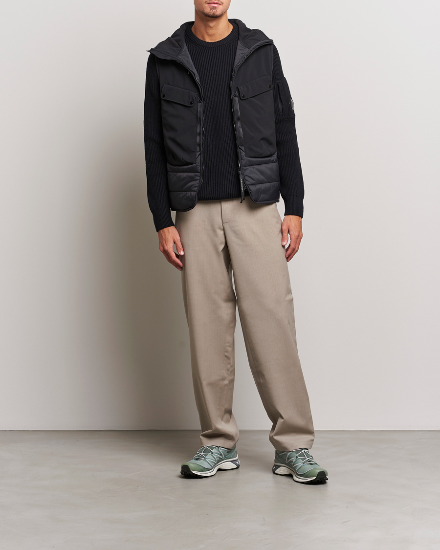 Hombres | Abrigos y chaquetas | C.P. Company | CP Shell - R Mixed Goggle Vest Black