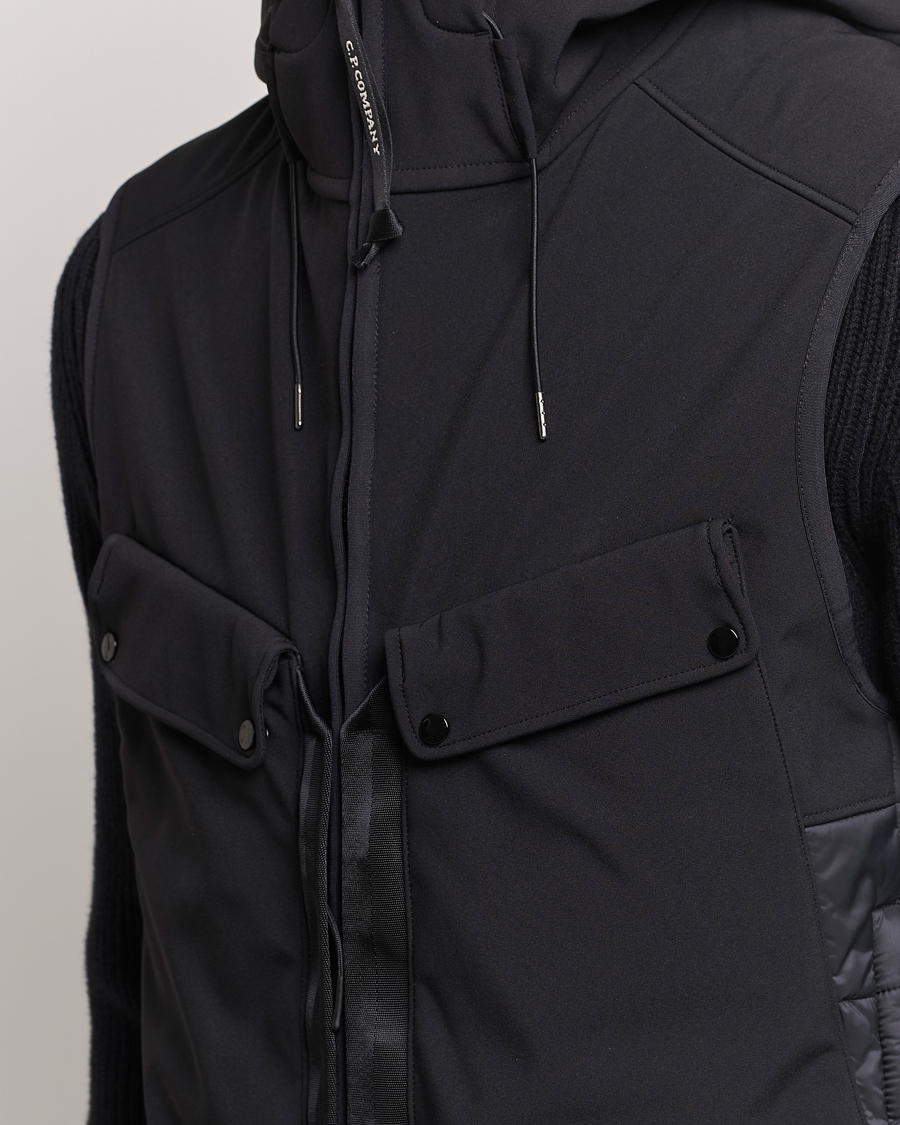 Hombres | Abrigos y chaquetas | C.P. Company | CP Shell - R Mixed Goggle Vest Black