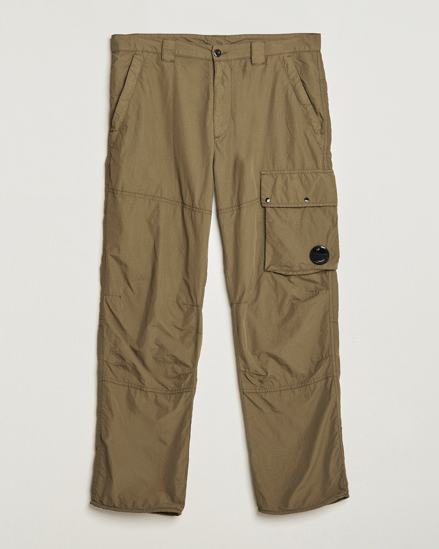 Hombres | Pantalones | C.P. Company | Flatt Nylon Cargo Pants Light Brown