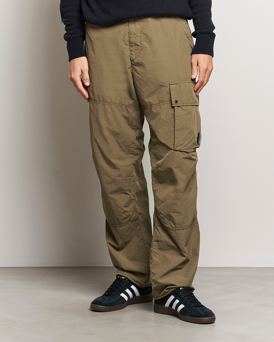 Hombres | Pantalones | C.P. Company | Flatt Nylon Cargo Pants Light Brown