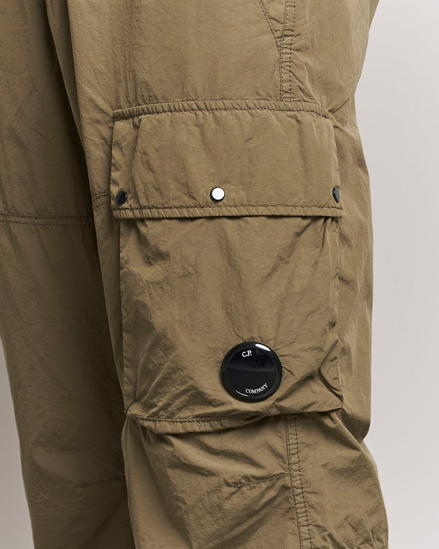 Hombres | Pantalones | C.P. Company | Flatt Nylon Cargo Pants Light Brown