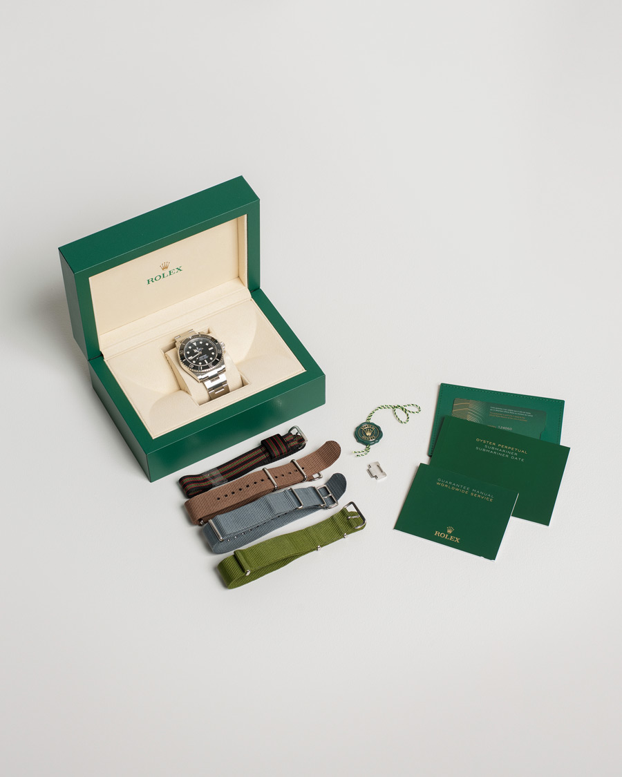 Hombres | Rolex Pre-Owned Submariner 124060 Oyster Perpetual Steel Black | Rolex Pre-Owned | Submariner 124060 Oyster Perpetual Steel Black