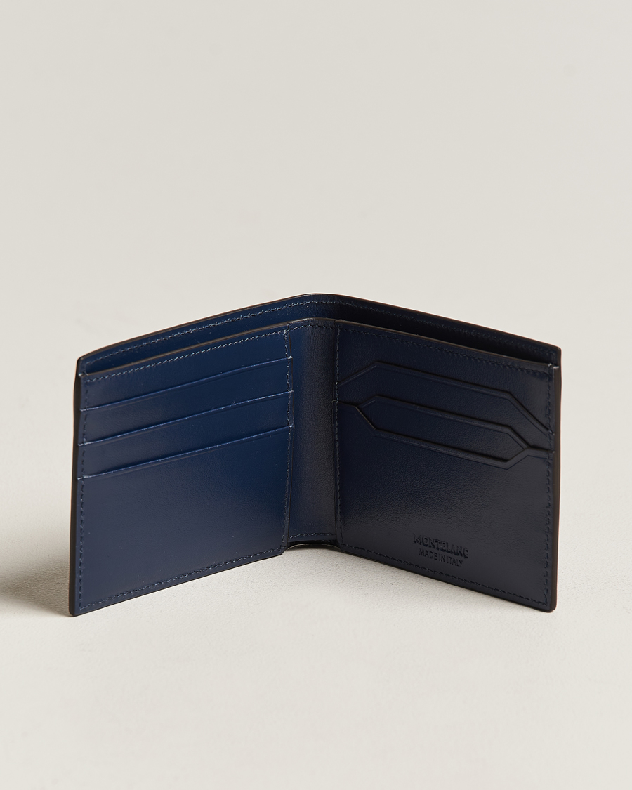 Hombres | Billeteras plegables y con cremallera | Montblanc | Meisterstück Wallet 6cc Ink Blue